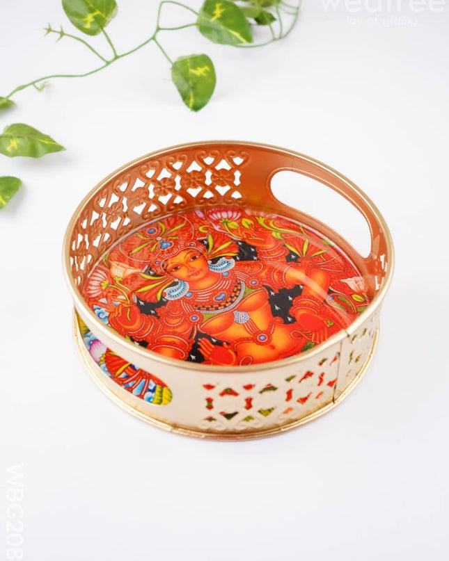 Mural Printed Tray - 6 inch - WBG2087 - Trays & Plates RG