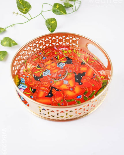 Mural Printed Tray - 8 inch - WBG2092 - Trays & Plates RG
