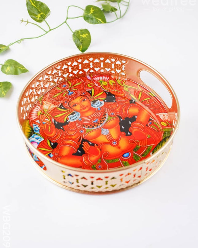 Mural Printed Tray - 8 inch - WBG2092 - Trays & Plates RG