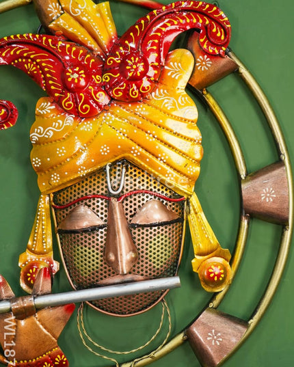 Murali Krishna - Wall Hanging Frame (Circle) Metal Decor