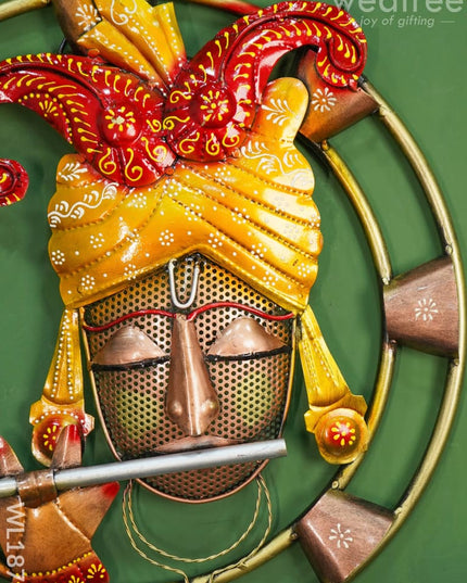 Murali Krishna - Wall Hanging Frame (Circle) Metal Decor