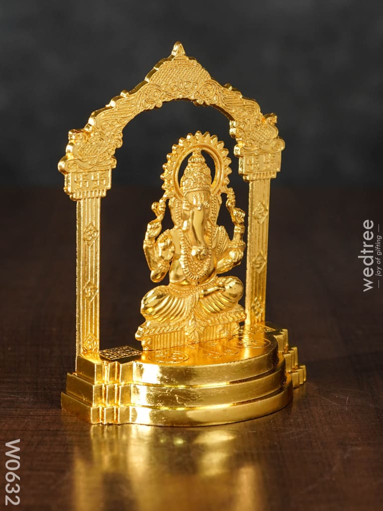 Murthi - Ganesha In Frame Small W0632 Divine Figurines