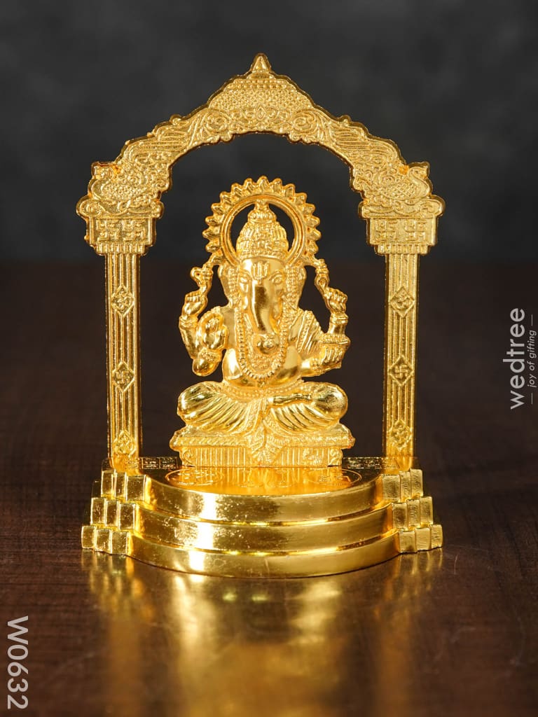 Murthi - Ganesha In Frame Small W0632 Divine Figurines
