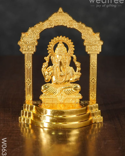 Murthi - Ganesha In Frame Small W0632 Divine Figurines