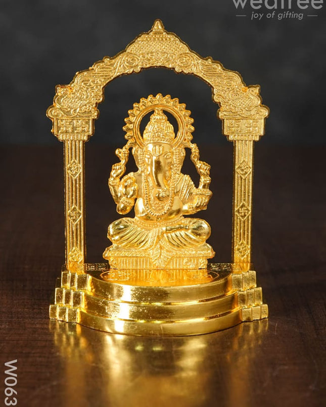 Murthi - Ganesha In Frame Small W0632 Divine Figurines