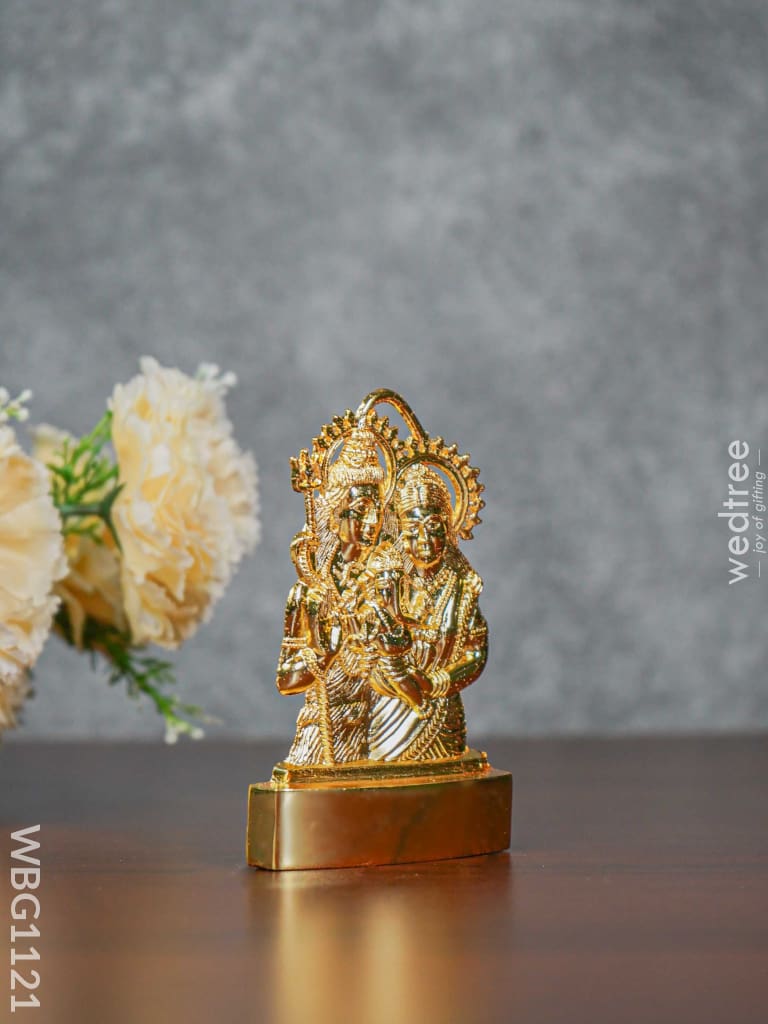 Murthi - Shiv Parivar Gold Finish Wbg1121 Divine Figurines