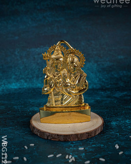 Murthi - Shiv Parivar Gold Finish - WBG1121 - Murti - RG