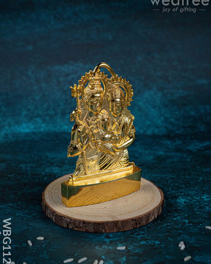 Murthi - Shiv Parivar Gold Finish - WBG1121 - Murti - RG