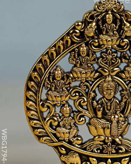 Murti - Ashtalakshmi - Gold Antique Finish - 3 inch - WBG1794-1 - Murti - RG