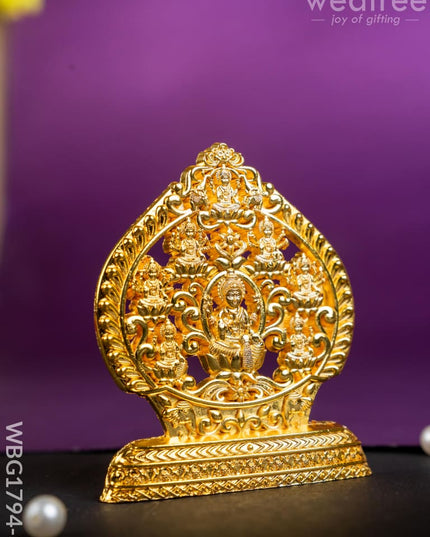 Murti - Ashtalakshmi - Gold Finish - 3 inch - WBG1794-3 - Murti - RG