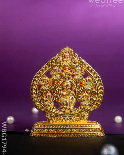 Murti - Ashtalakshmi - Gold Finish - 3 inch - WBG1794-3 - Murti - RG