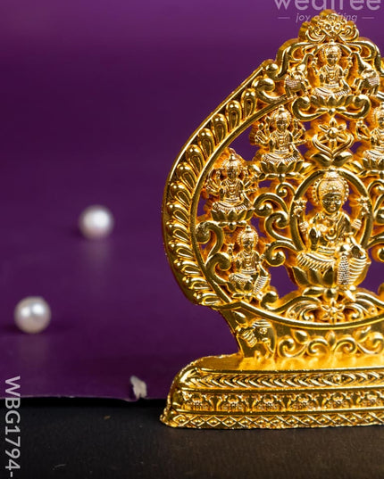 Murti - Ashtalakshmi - Gold Finish - 3 inch - WBG1794-3 - Murti - RG