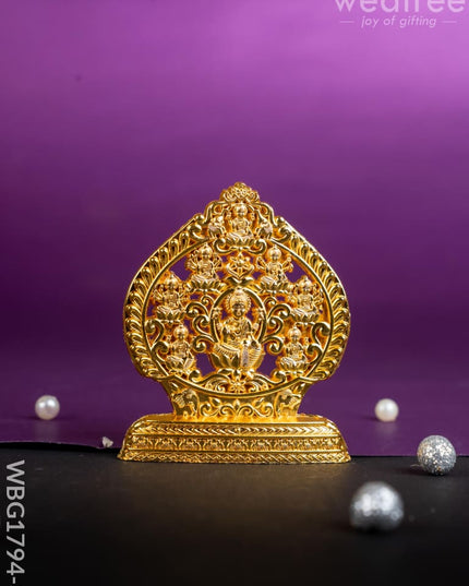 Murti - Ashtalakshmi - Gold Finish - 3 inch - WBG1794-3 - Murti - RG