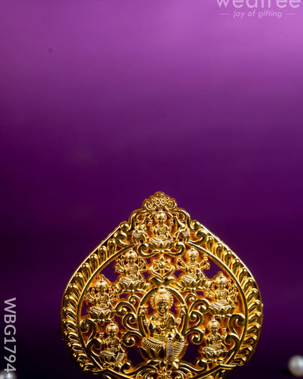 Murti - Ashtalakshmi - Gold Finish - 3 inch - WBG1794-3 - Murti - RG