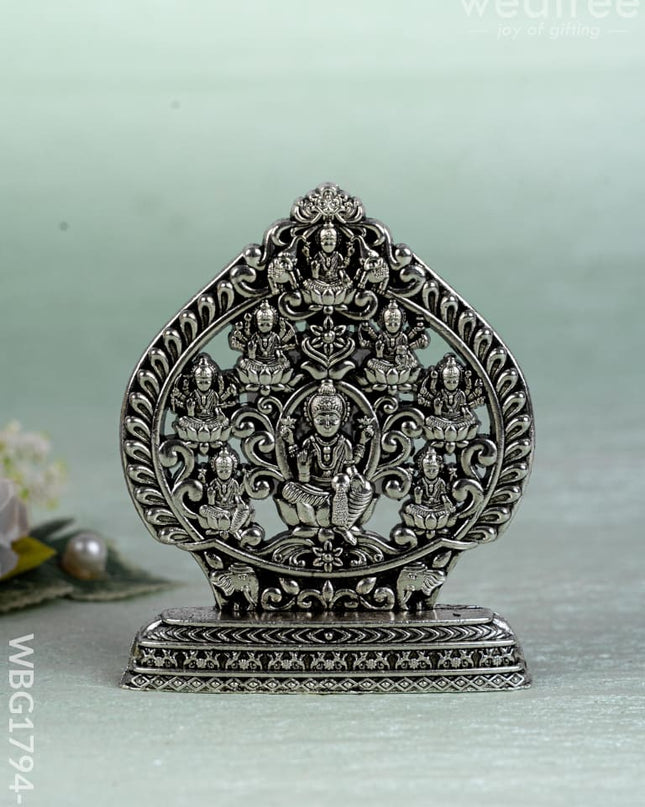 Murti - Ashtalakshmi - Silver Antique Finish - 3 inch - WBG1794-2 - Murti - RG