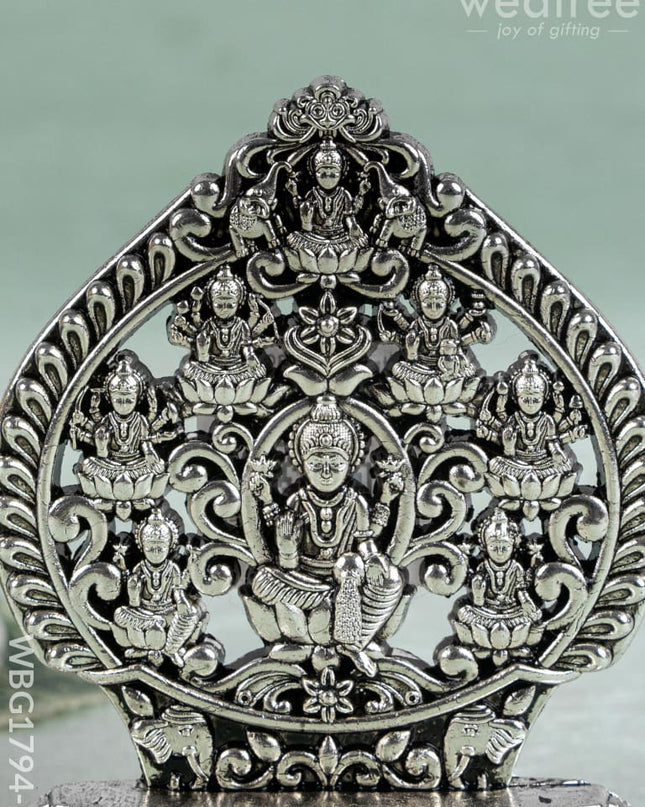 Murti - Ashtalakshmi - Silver Antique Finish - 3 inch - WBG1794-2 - Murti - RG