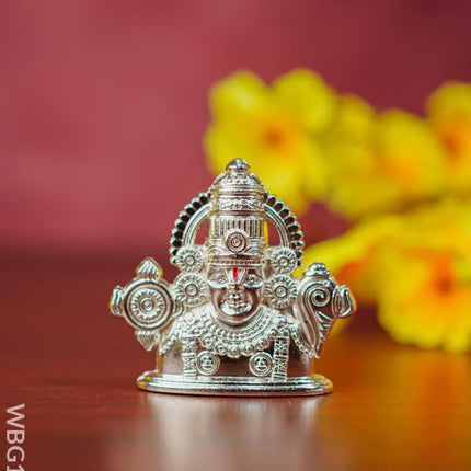 Zink Alloy Balaji Idol - Wbg1296 Silver Finish Divine Figurines