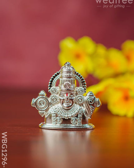 Zink Alloy Balaji Idol - Wbg1296 Silver Finish Divine Figurines
