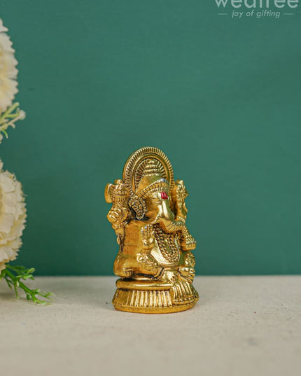 Zinc Alloy Ganesha Idol - Wbg1298 Murti Rg