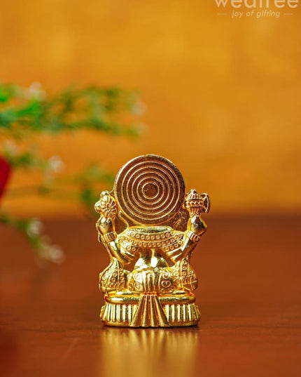Zinc Alloy Ganesha Idol - Wbg1298 Divine Figurines