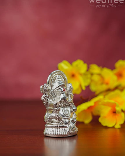 Zink Alloy Ganesha Idol - Wbg1298 Divine Figurines