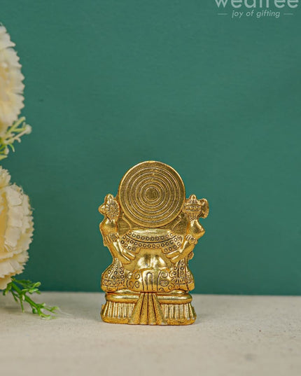 Zinc Alloy Ganesha Idol - Wbg1298 Murti Rg
