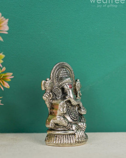 Zinc Alloy Ganesha Idol - Wbg1298 Murti Rg