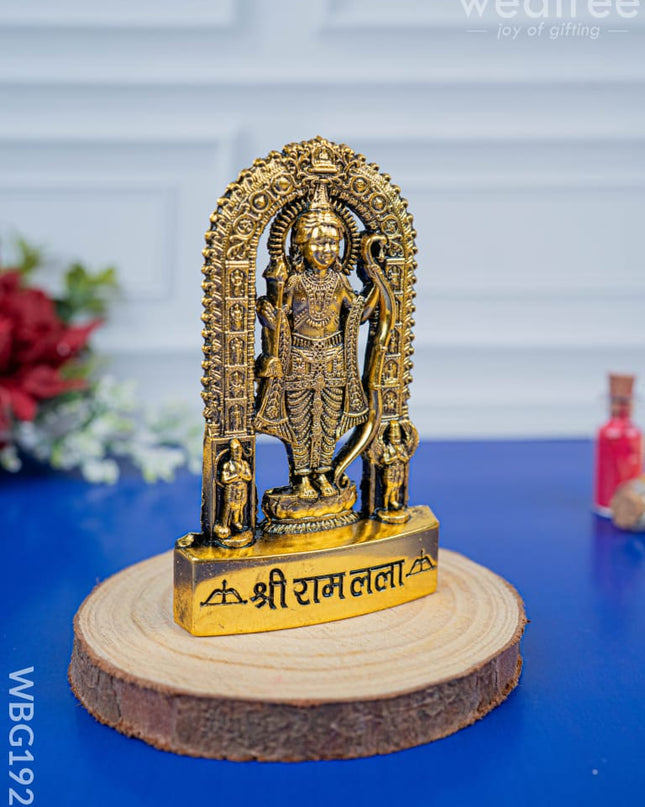 Murti - Ram Lala - Gold Finish - WBG1923 - Murti - RG