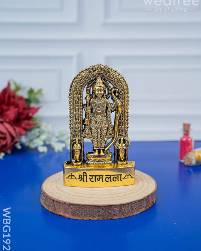 Murti - Ram Lala - Gold Finish - WBG1923 - Murti - RG