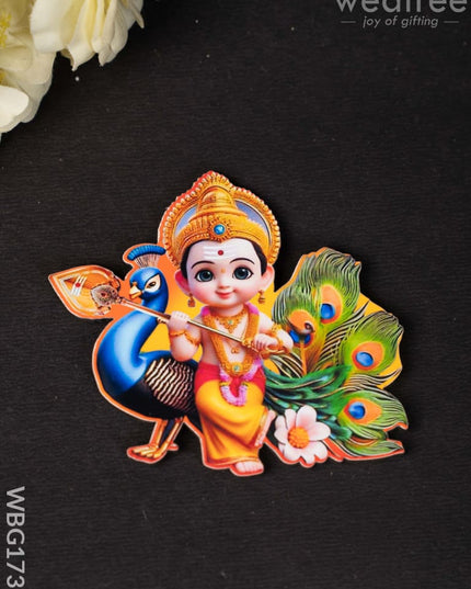 Murugan Fridge Magnet - WBG1732 - Fridge Magnet RG