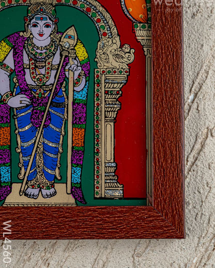 Murugan Glass Reverse Painting Frame - 8 x 6 inch - WL4560-5 - Frames