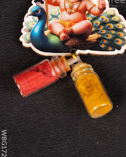 Murugan Haldi Kumkum Set - WBG1722 - Add-ons