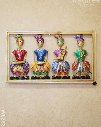 Musicians Wall Hanging Frame - Wl2831 Metal Decor