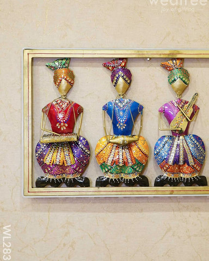 Musicians Wall Hanging Frame - Wl2831 Metal Decor