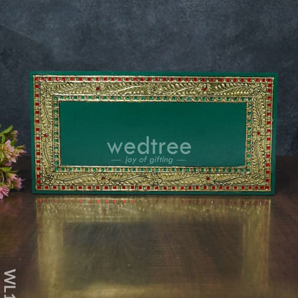 Antique Name Plate - Hand Painted 6X12 Green Wl1706-4 Portraits