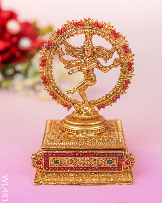 Nataraja Kumkum Holder - Wl4811 Metal Rg