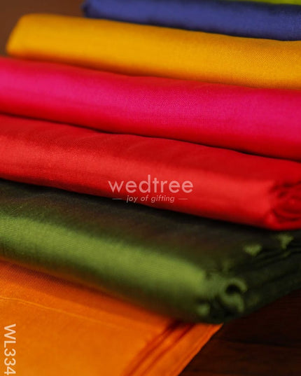 Silk Cotton Blouse Bit Pack Of 9 -Wl3342