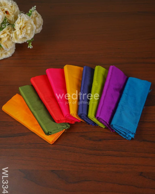 Silk Cotton Blouse Bit Pack Of 9 -Wl3342