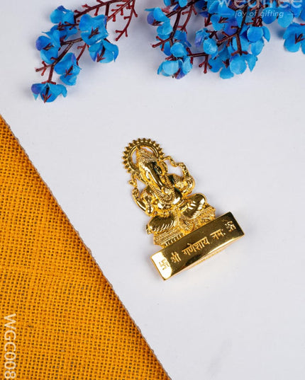 Navratri Combo: String Bag Murti Ganesha with Manjal Kumkum Bangles - WGC0083 - Return Gift Combos