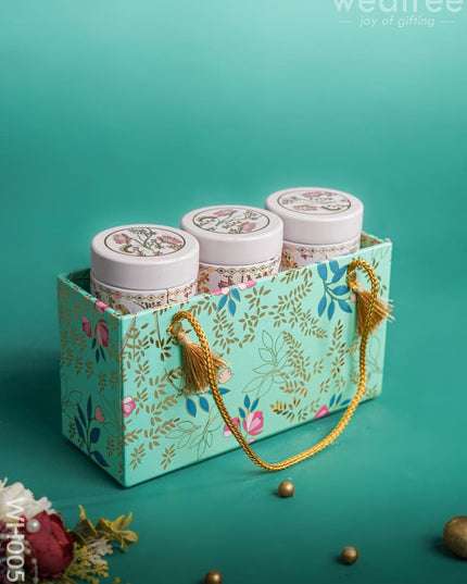 New Year Hamper 13 - Tin Jar Kit With Dry Fruits Wh0055 Hampers