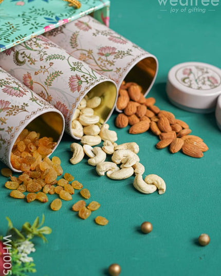 New Year Hamper 13 - Tin Jar Kit With Dry Fruits Wh0055 Hampers