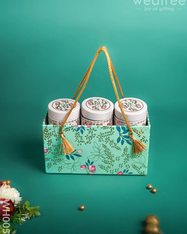 New Year Hamper 13 - Tin Jar Kit With Dry Fruits Wh0055 Hampers
