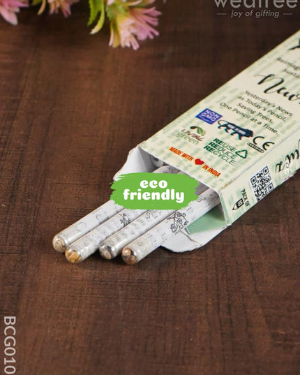 Newspaper Pencil (Set Of 5) - Bcg0105 Branding