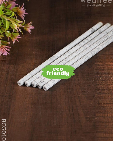 Newspaper Pencil (Set Of 5) - Bcg0105 Branding