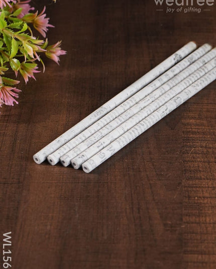 Newspaper Pencil (Set Of 5) - Wl1569 Kids Return Gifts