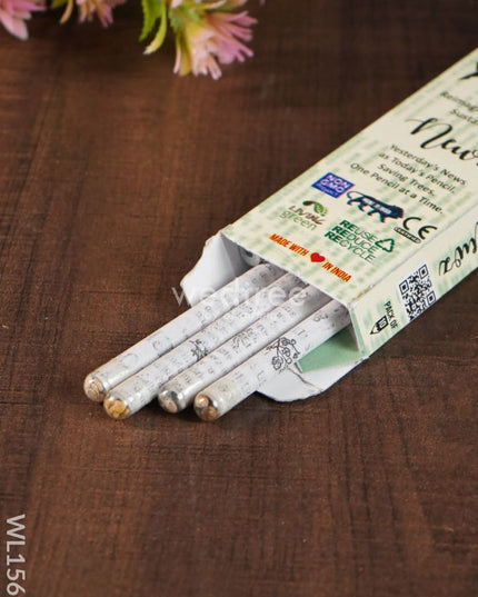 Newspaper Pencil (Set Of 5) - Wl1569 Kids Return Gifts