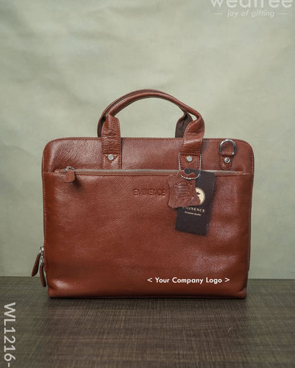 Nickle Chain Laptop Bag - Wl1216 Light Brown Corporate Gifts