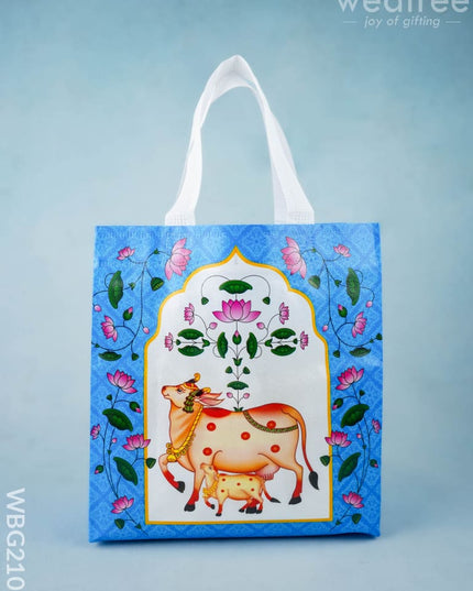 Non Woven Bag - Pichwai Print - 11x9 inch - WBG2103 - Non-Woven Bags