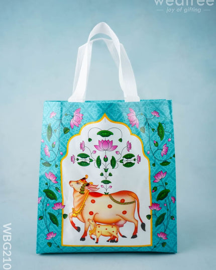 Non Woven Bag - Pichwai Print - 11x9 inch - WBG2103 - Non-Woven Bags