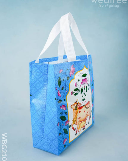 Non Woven Bag - Pichwai Print - 11x9 inch - WBG2103 - Non-Woven Bags
